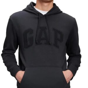 Polo Negro con Capucha Gap